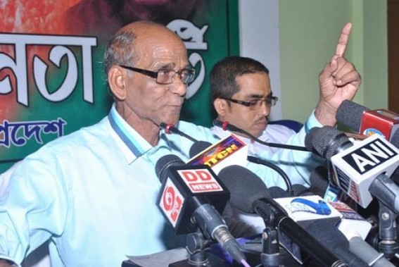 Tripura BJP slams CPI-M for creating terror in name of SFI baked students in college, “Manik Sarkar – the kingpin of terror and nuisance,†says Sudhindra Tripura BJP slams CPI-M for creating terror in name of SFI baked students in college, “Manik Sarkar – the kingpin of terror and nuisance,†says Sudhindra